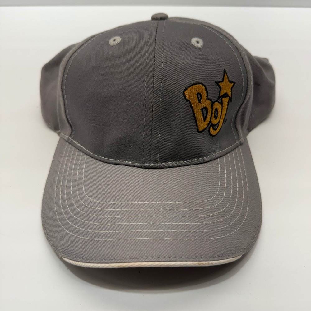 Barco Boj Embroidered Baseball Cap Hat Grey Cotton Adjustable Style BO705 OSFA
